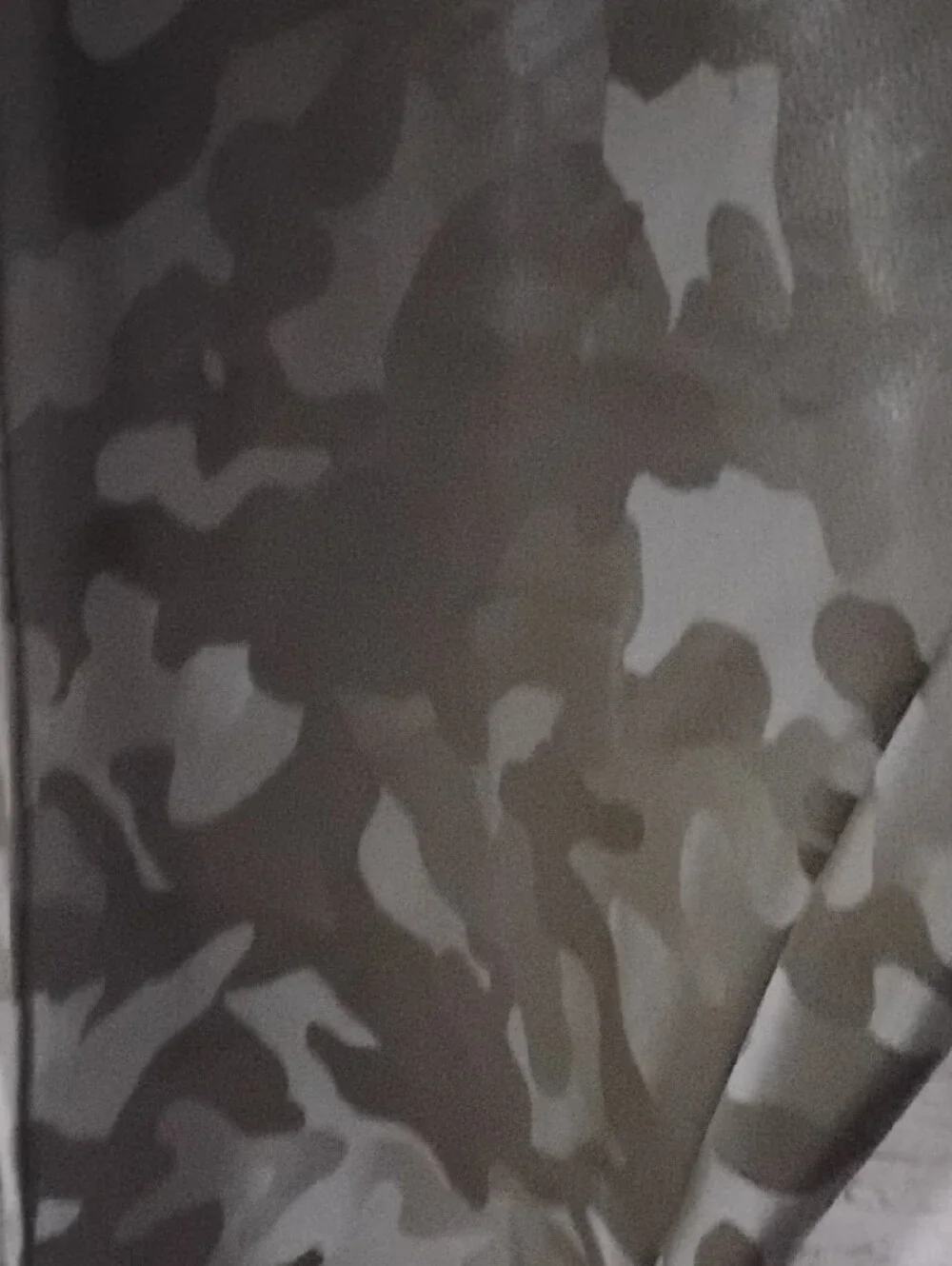 Camo Pattern Dark Olive Green Two-Piece Plus Size Jacket & Pants Set